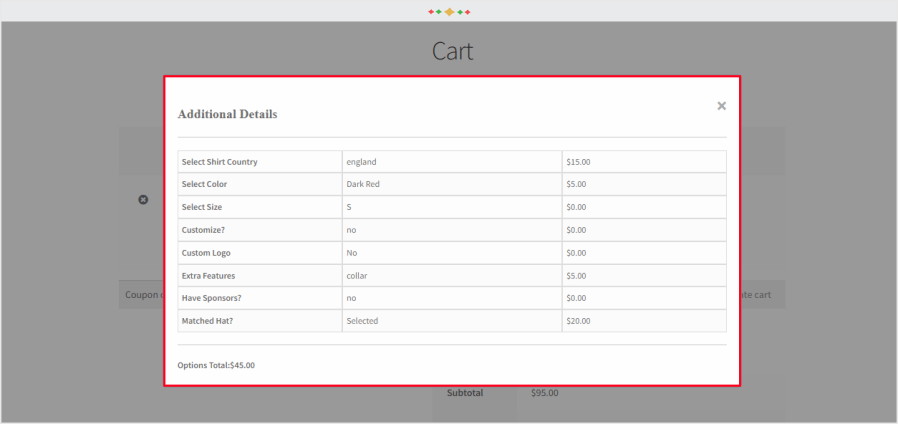 Plugin de opções de produtos extras do WooCommerce