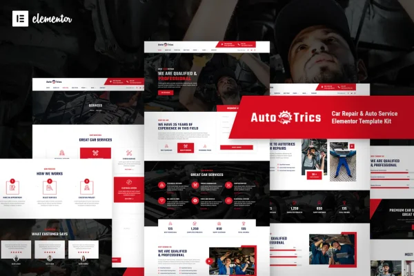 AutoTrics - Site para reparação de carro e Auto Service