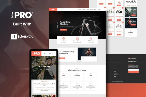 BikePro - Site de compras e comércio eletrônico