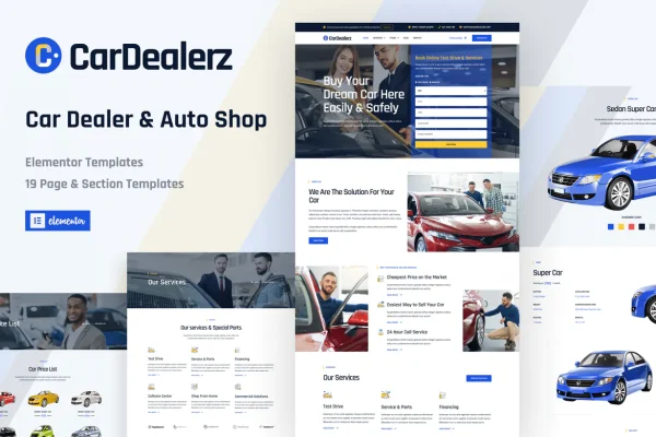 CarDealerz - Site de revendedores de automóveis e oficinas de automóveis