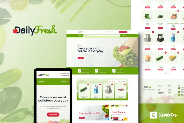 DailyFresh - Site de compras e comércio eletrônico