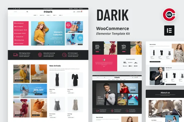 Darik - WooCommerce de moda