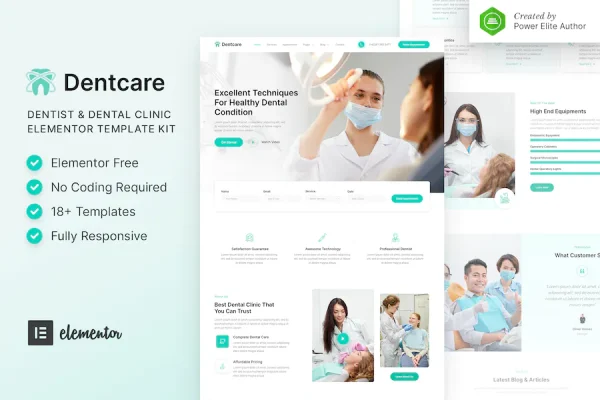 Dentcare - Site de saúde e medicina