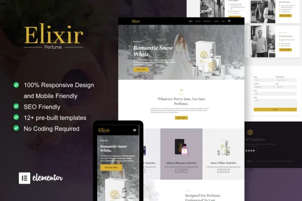 Elixir - Site de moda e beleza