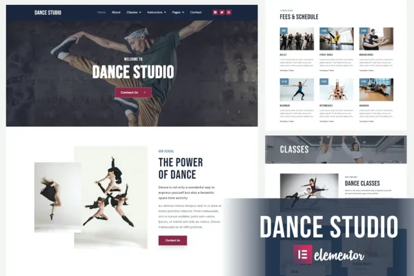 Estúdio de dança - Site de esporte,academia e fitness