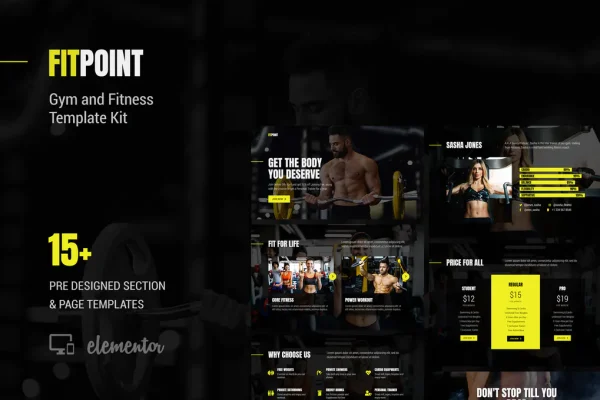 Fit Point - Site de esporte,academia e fitness