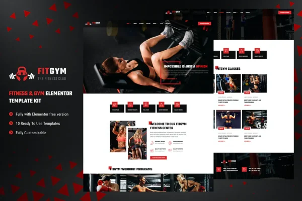 FitGym - Site de esporte,academia e fitness