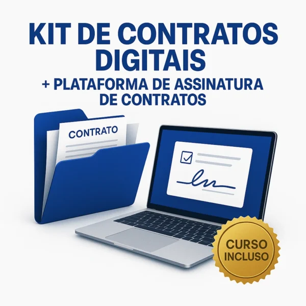 Kit de Contratos Digitais + Plataforma de Assinatura de Contratos