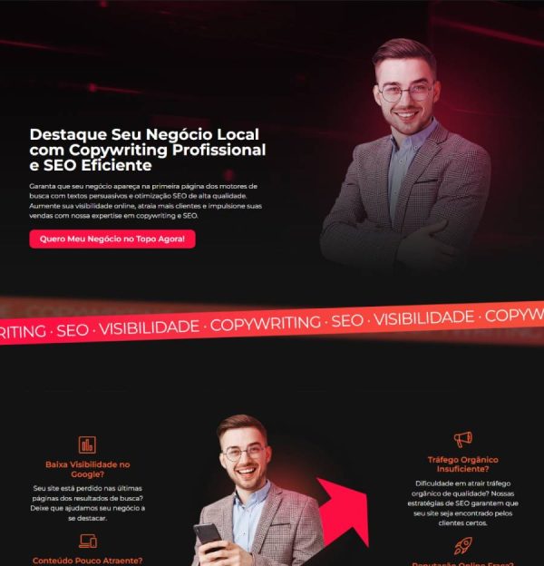 CopyPro - Landing Page de Serviço de Copy
