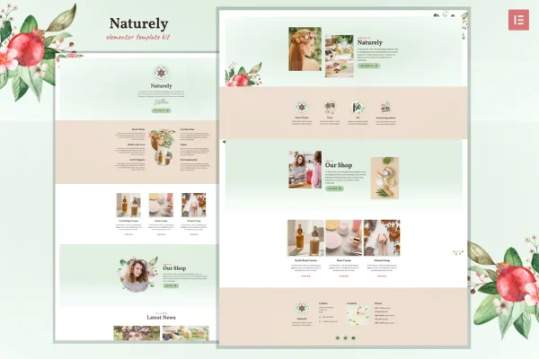 Naturely - Site de moda e beleza