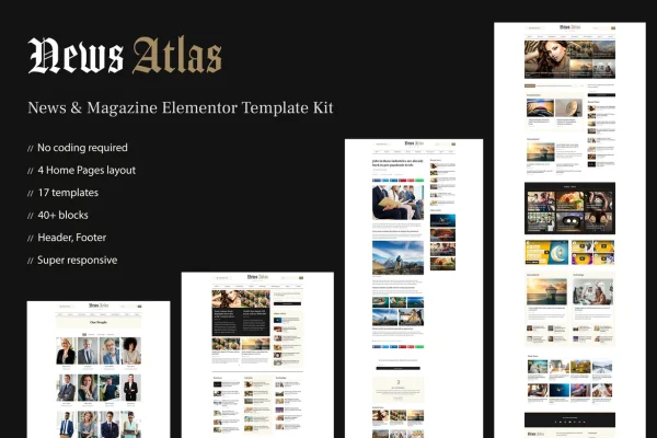 NewsAtlas - Blog de notícias e Revistas