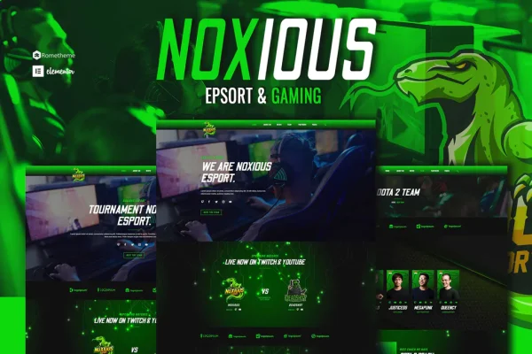 Noxious - Site de esporte,academia e fitness