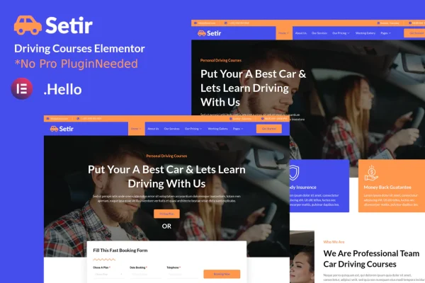 Setir - Site de autoescola para cursos de condução