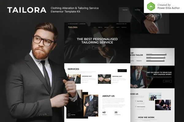 Tailora - Site para serviço de alfaiataria