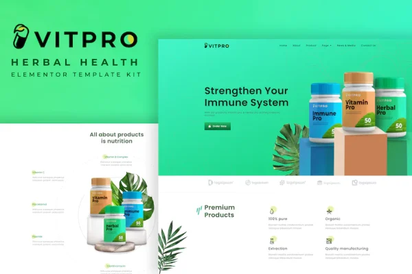 Vitpro - Site de saúde e medicina e encapsulados