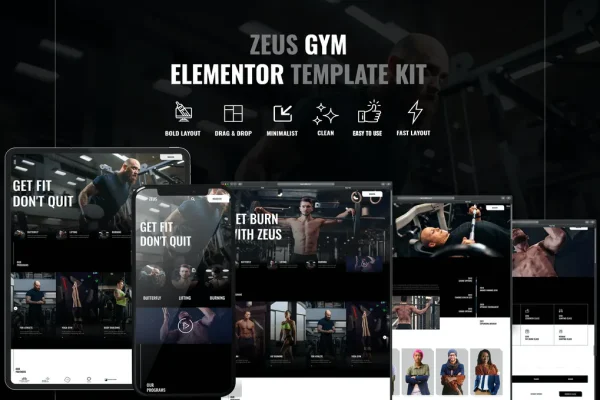 Zeus - Site de esporte,academia e fitness
