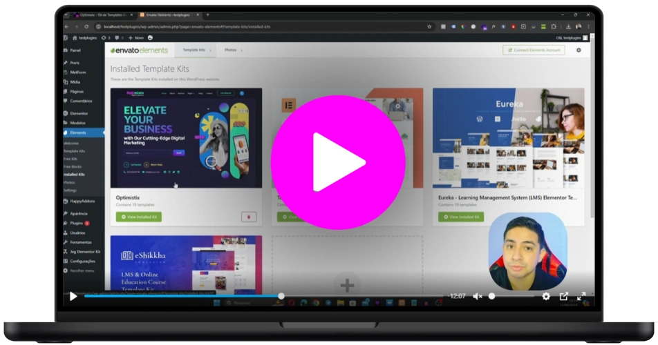 Página Inicial 30 aula laptop