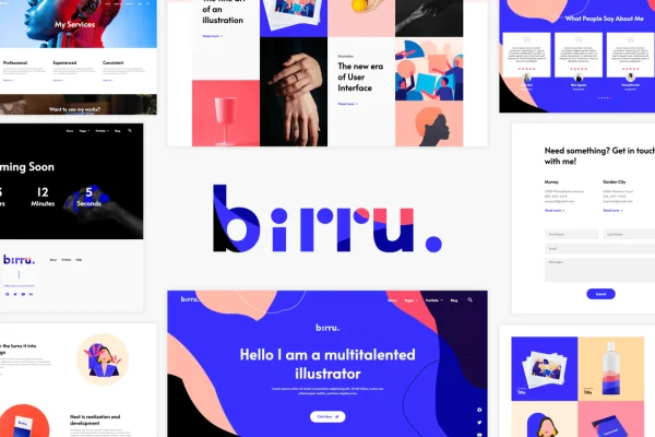 Birru - Site para Portfólio