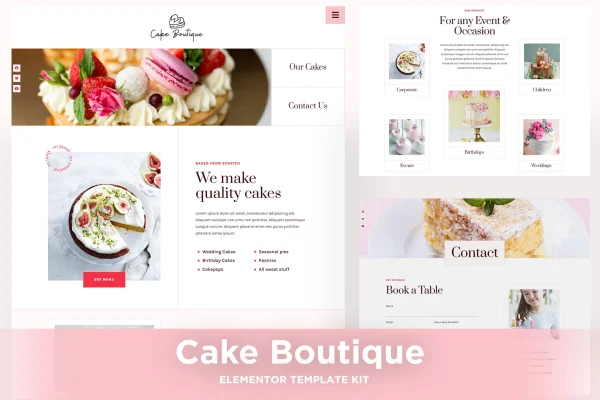 Cake Boutique - Template Kit de Bolos e Padarias