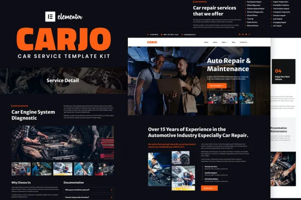 Carjo - Site para serviços de Automóveis & Reparação