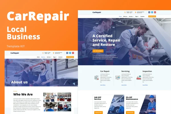 CarRepair - Site de negócios locais