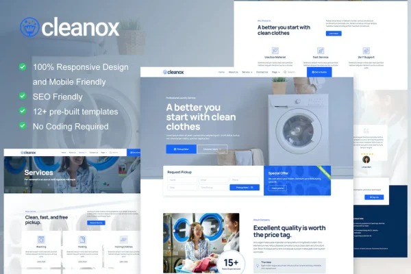 Cleanox - Modelo para Serviço de lavanderia