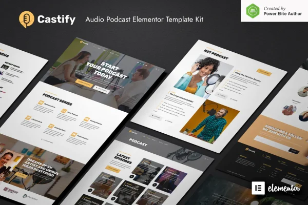 Castify - Site para Podcast