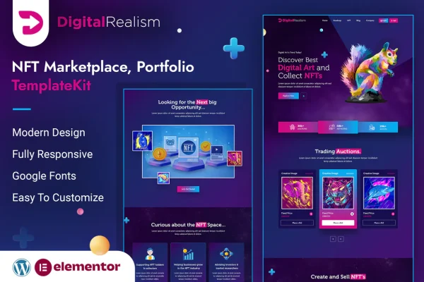Digital Realism - Site de NFT