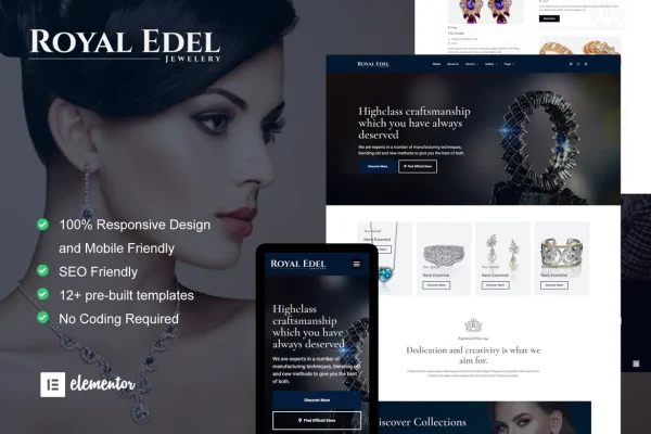 Edel - Site de joias de luxo