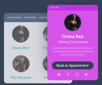 Formulário de agendamento de consultas na página do provedor