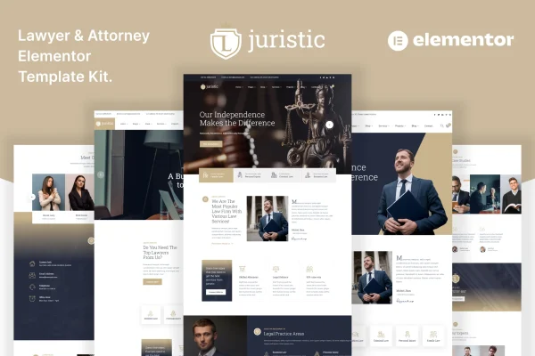 Jurístico — Plantilla para abogados, procuradores y bufetes de abogados