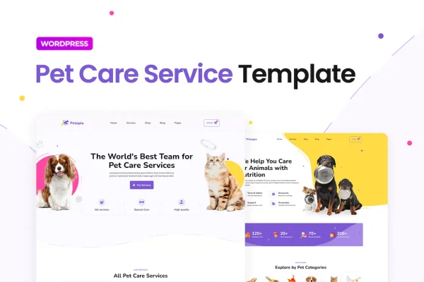 Petopia - Para serviços de cuidados com animais de estimação