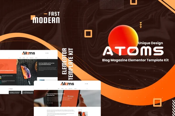 Atoms - Site para Revista e Blog de Notícias