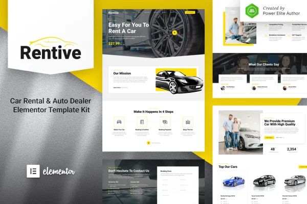 Rentivo - Site para Aluguel de Carros & Revendedor de Automóveis 