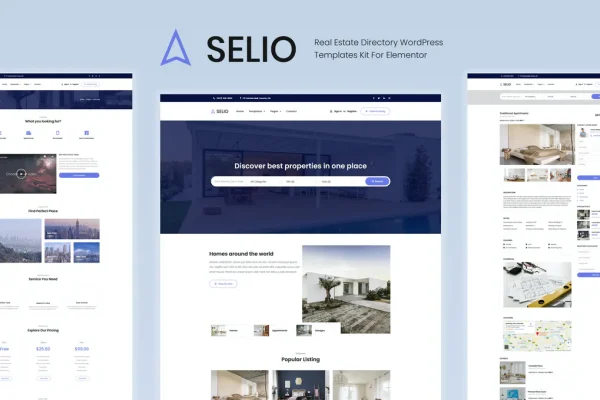 Selio - Site imobiliário com cadastro de imóveis e corretores