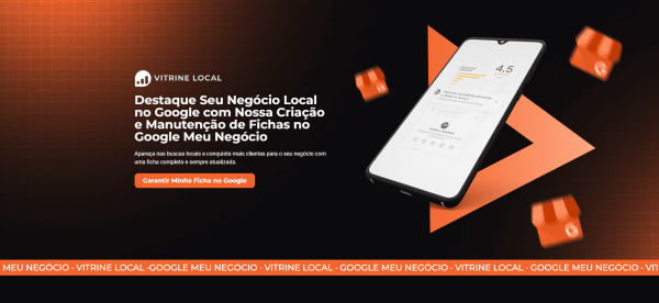 Vitrine Local – Landing Page de Google Meu Negócio