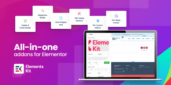 ElementsKit v3.8.9 - Biblioteca Completa de Widgets, Templates e Ferramentas para Elementor